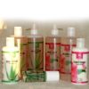 Paket aloe vera och ros: shower gel, flytande tvl, hrbalsam och aloe vera deo roll on, ekologisk Urtekram