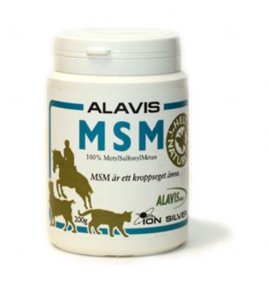 MSM fr djur, organisk svavel, pulver 200 g, Alavis