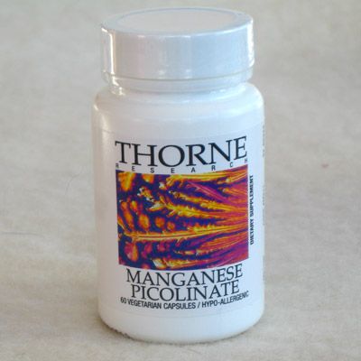 Manganese Picolinate frn Thorne 60 tabletter.