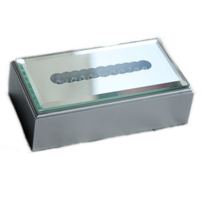 Ljusbox med switch fr vit eller frgat ljus inklusive adapter, 13,5x6 cm