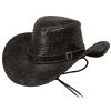 Party maskerad cowboy hatt svart ormskinnsmnstrad.

Passar bra till vra olika maskeraddrkter eller varfr inte fr sig sjlv. Den passar alla huvudstorlekar.








