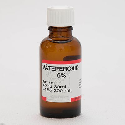 Vteperoxid, H2O2, 6%, 30 ml