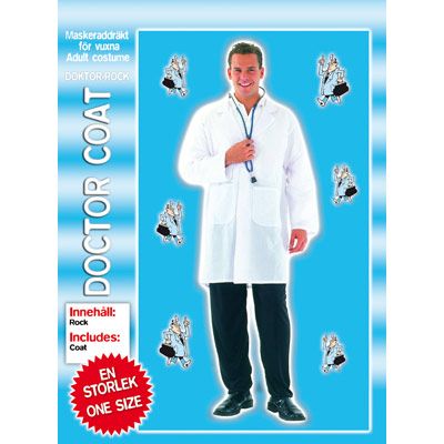 Doktorrock party maskerad drkt doctor coat one size